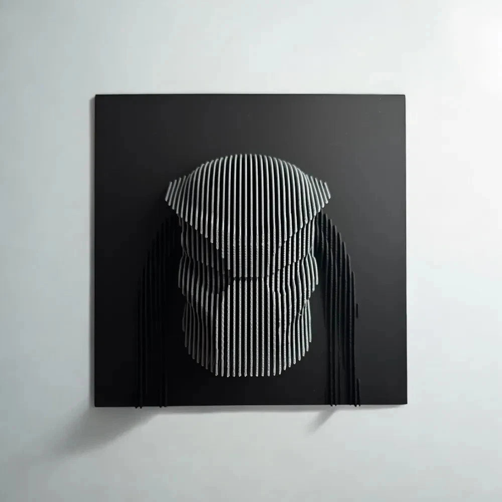 Predator Black book with a striped pattern on a white background